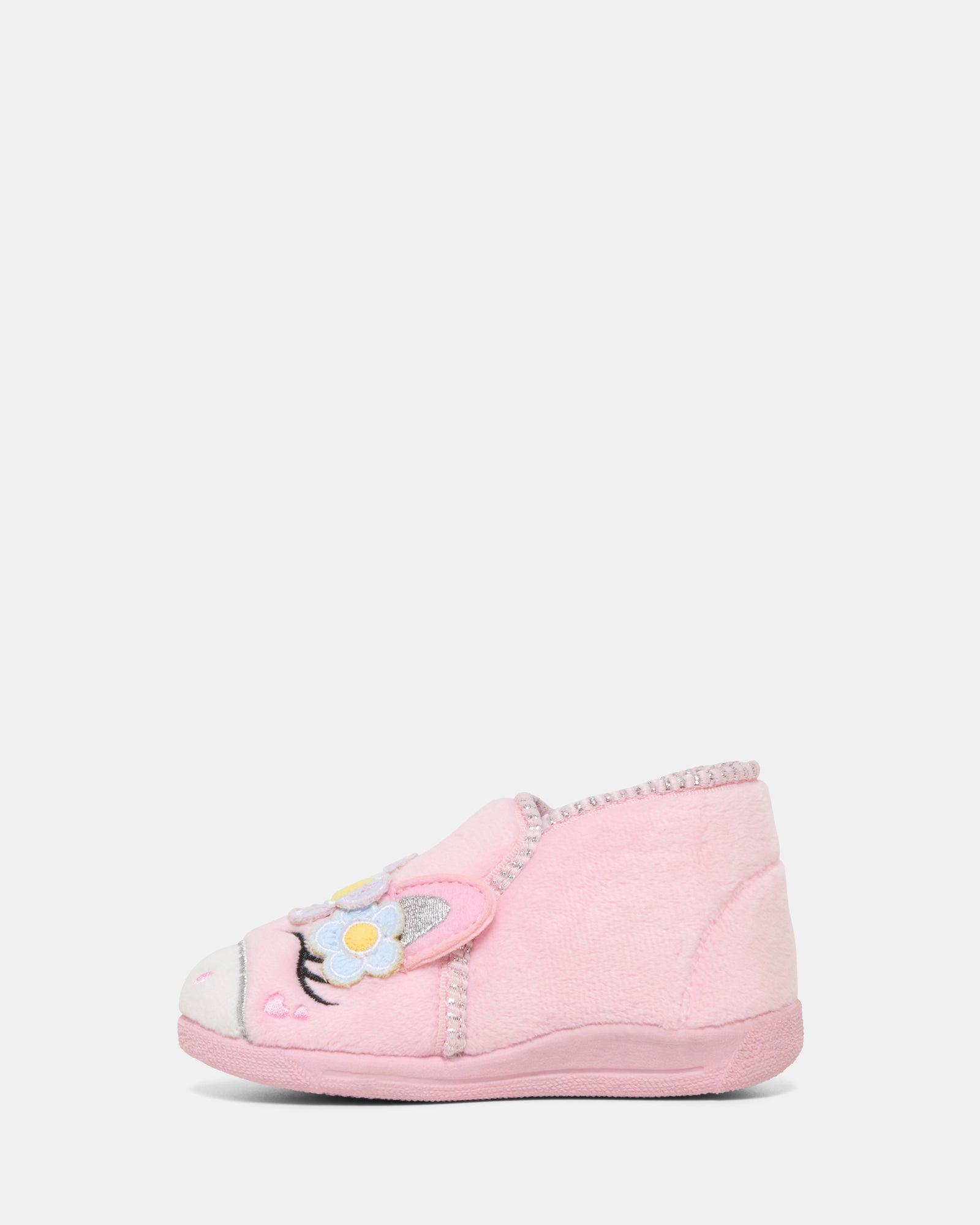 Unicorn Flower Slippers Pink