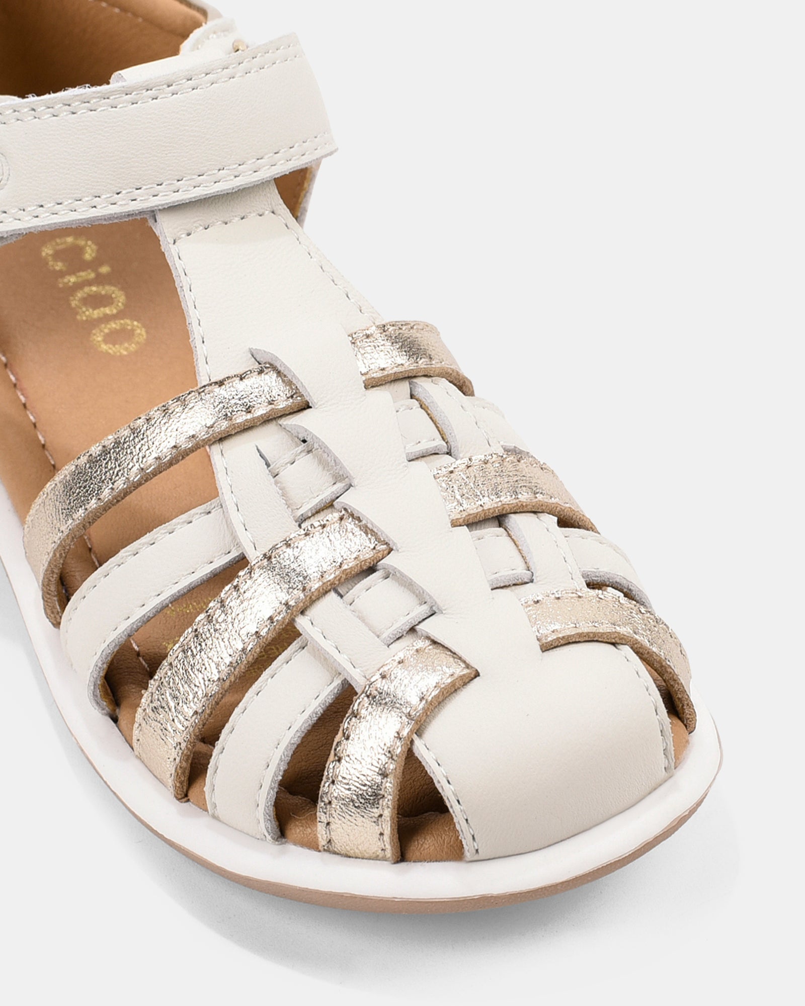 Prudence White/Gold