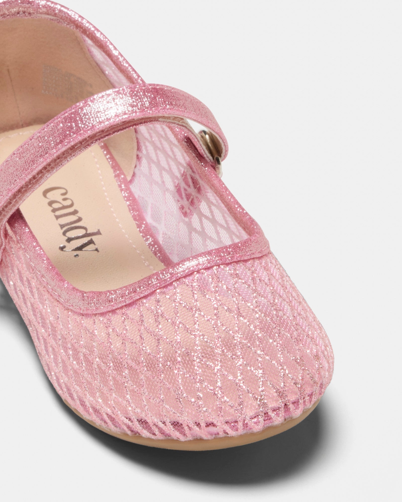 Cora Sparkle Pink Metallic