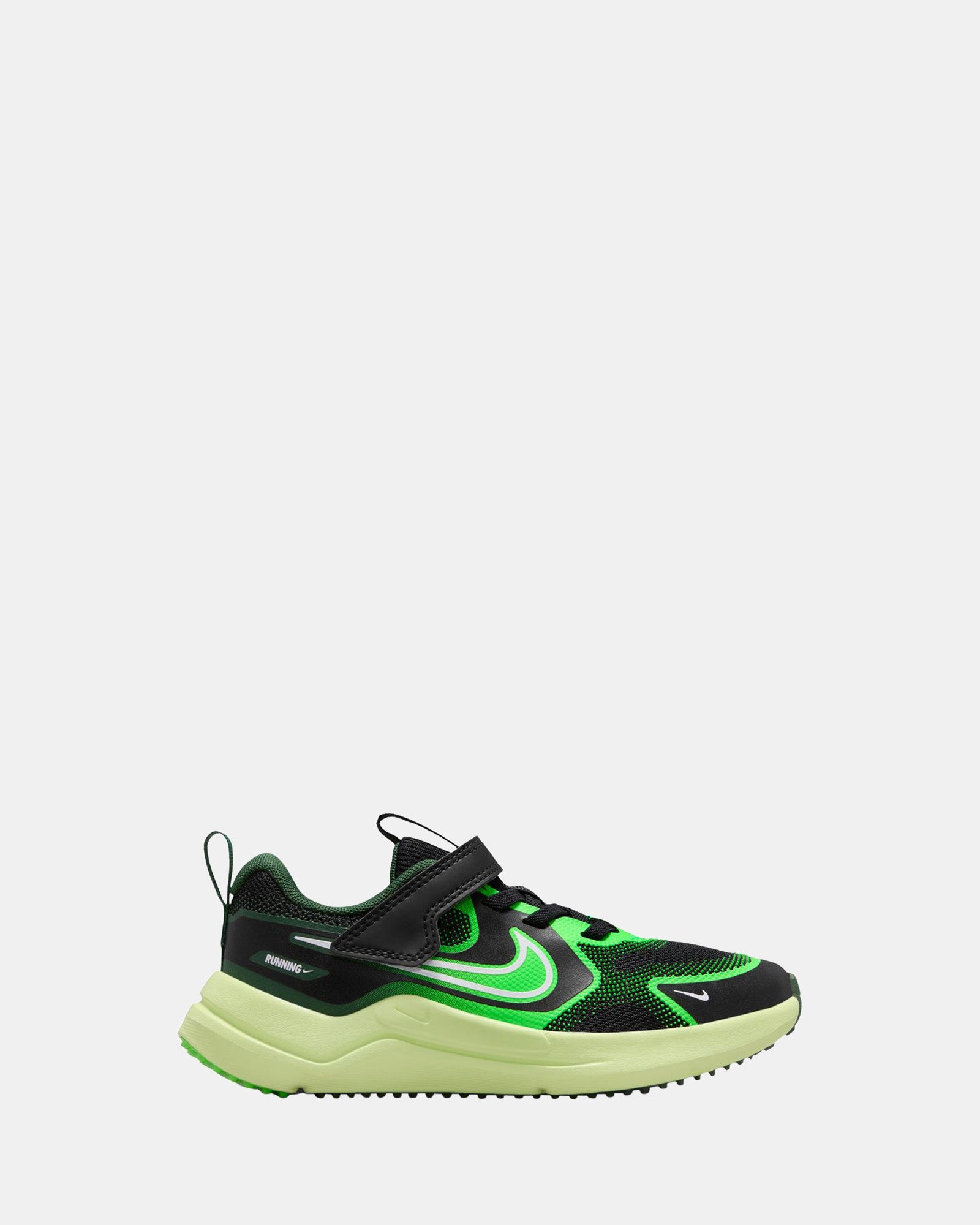 Cosmic Runner Pre-School Black/Lt Liquid Lime