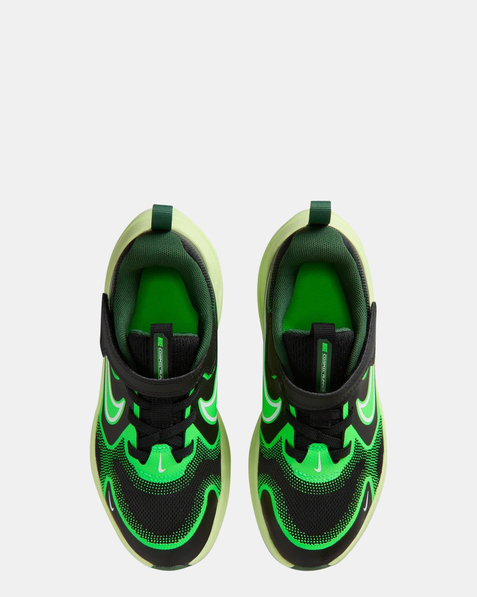 Cosmic Runner Pre-School Black/Lt Liquid Lime