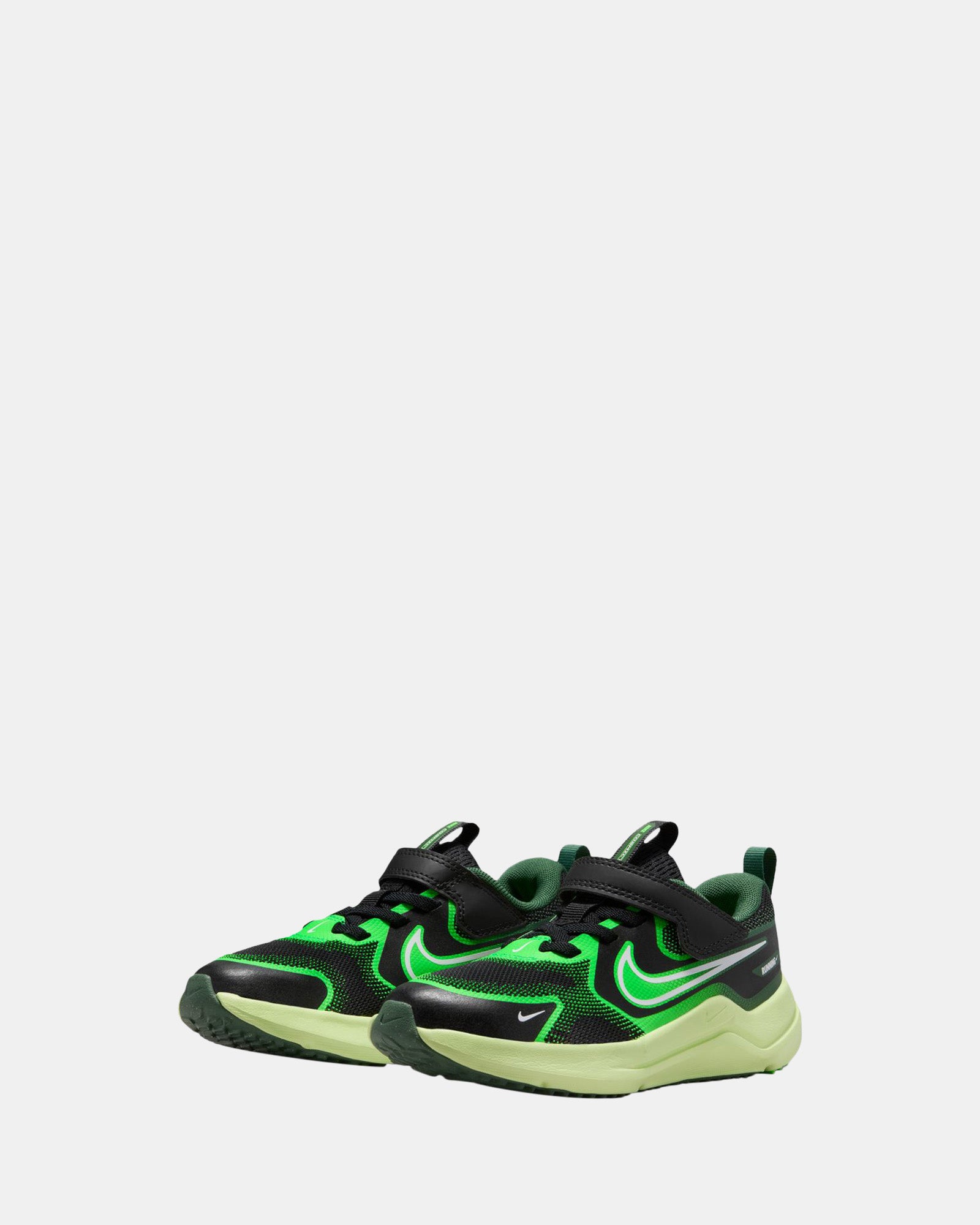 Cosmic Runner Pre-School Black/Lt Liquid Lime