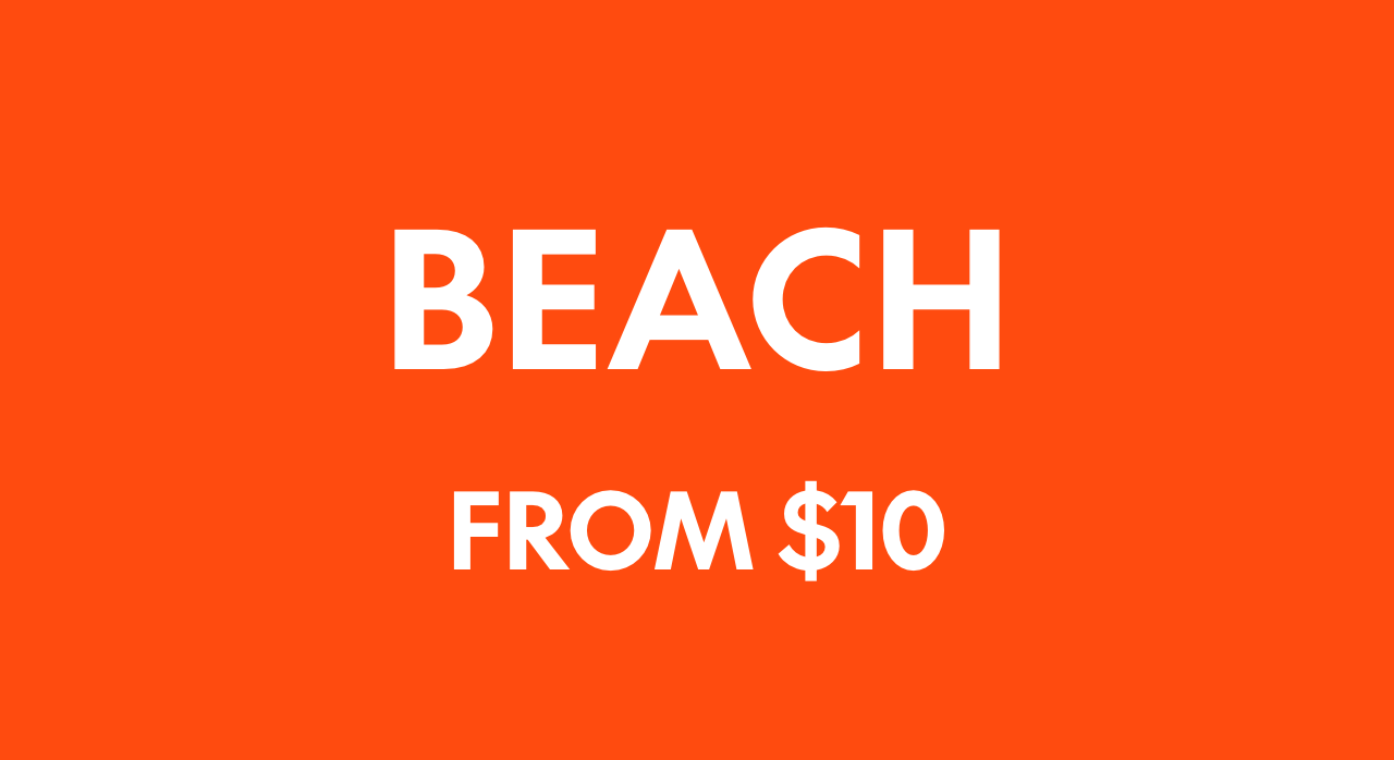 beach from $10