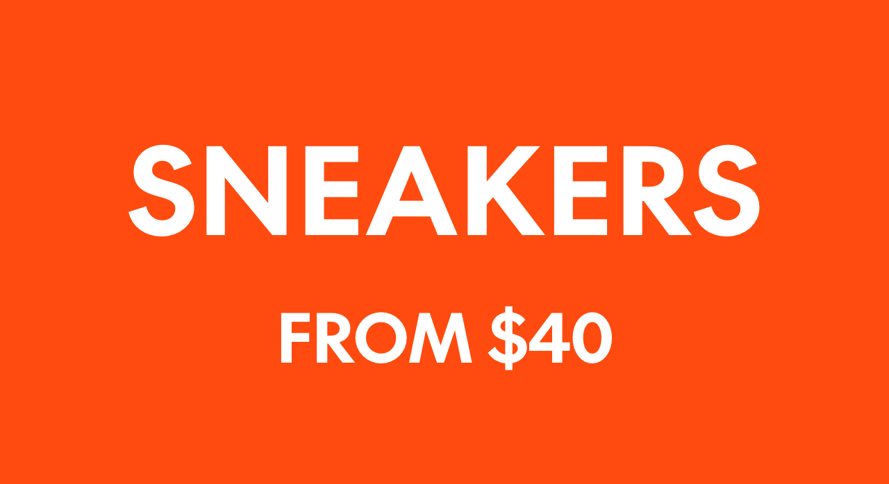 sneakers from $40