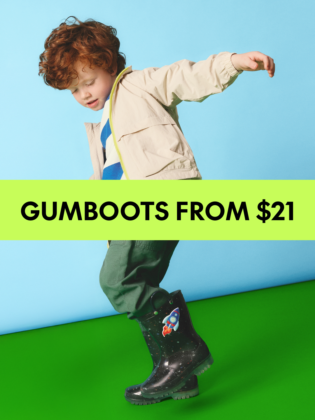 gumboots from $21