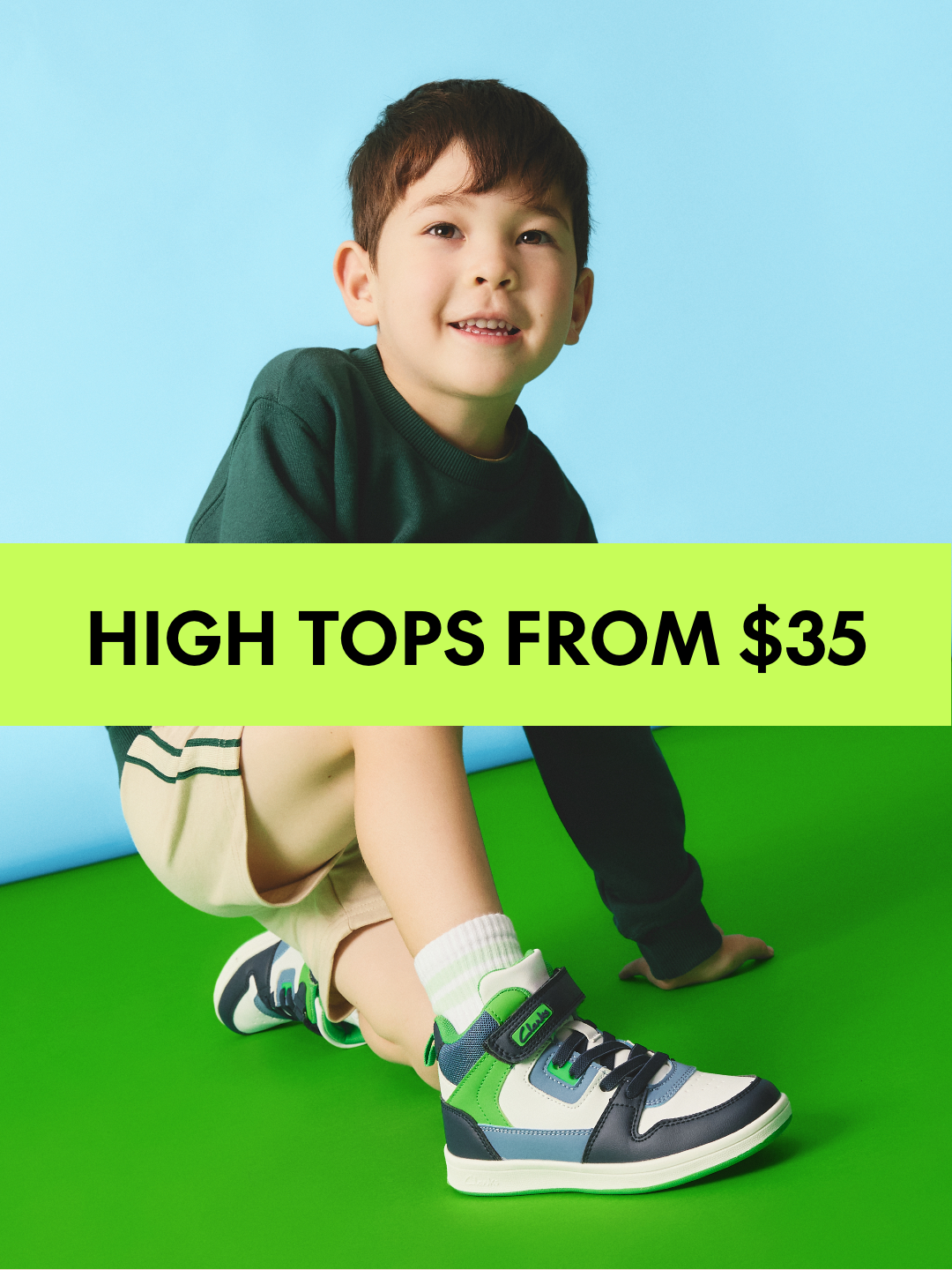high tops from $35 