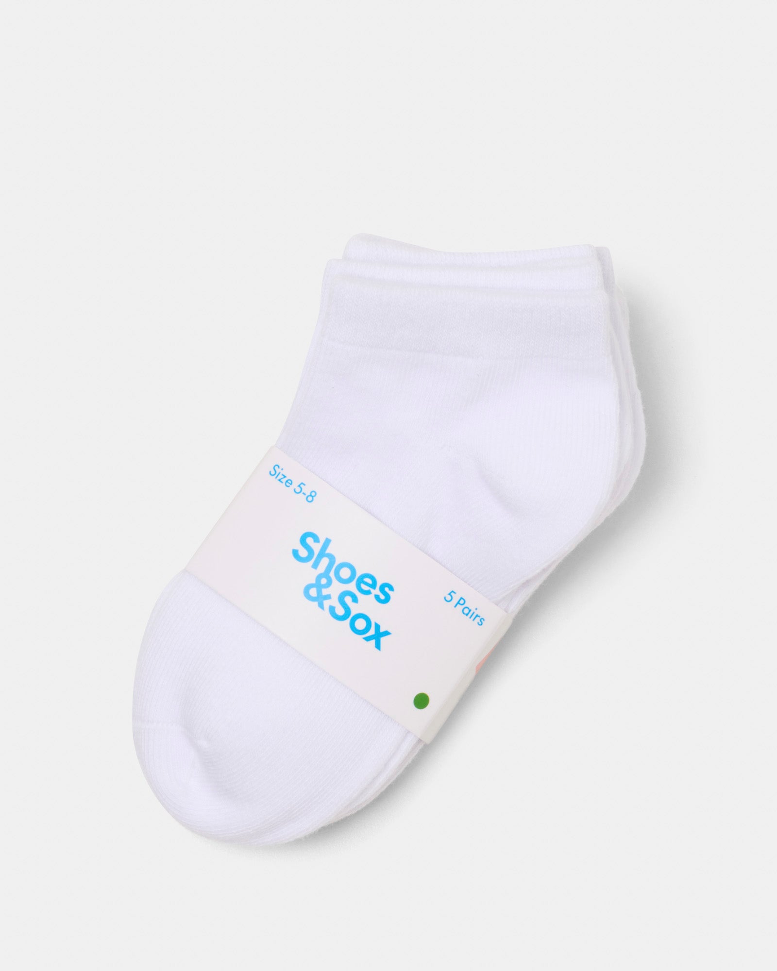 Plain Low Cut 5pk White