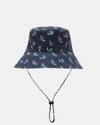 Cotton Sun Hat B Flynn Navy Surf Dino