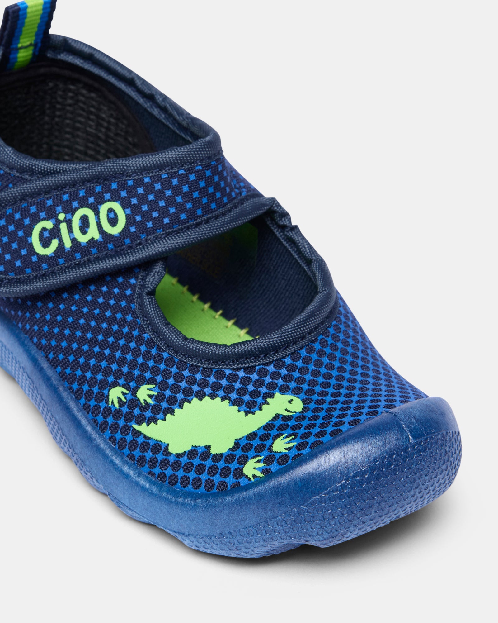 Beach Spotty Dino B Navy/Lime