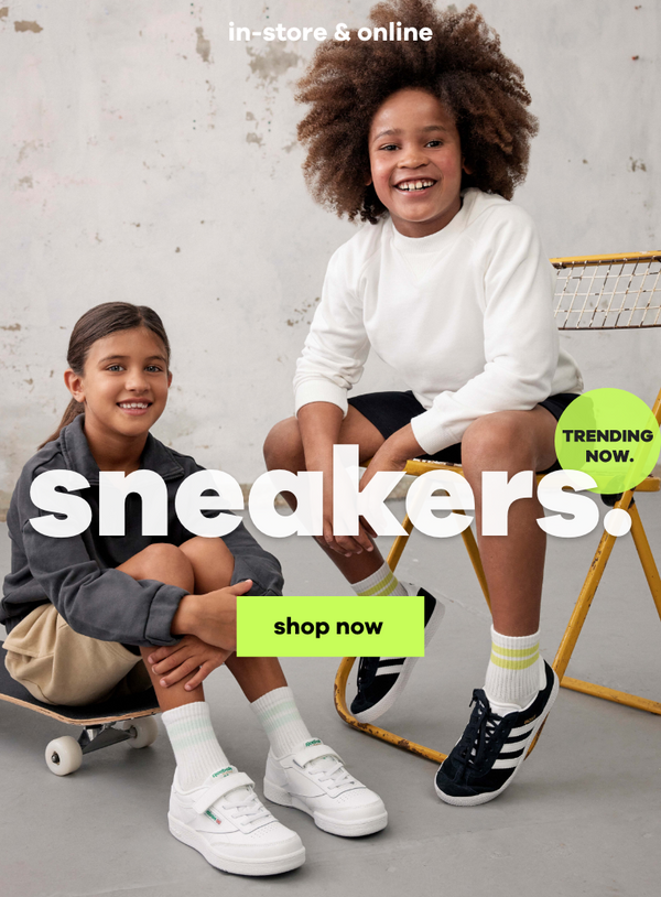 Shoes & Sox | New Season Sneakers, Boots, Gumboots, School Shoes