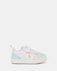 Polo Court II Pre-School Infant White/Pink/Blue/Yellow