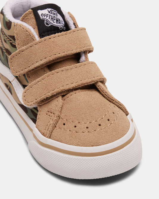 Sk8-Mid Reissue Flame V Infant Flame Camo Brown