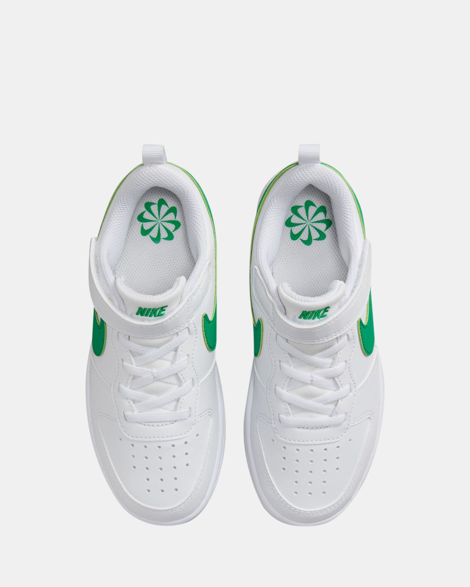 Court Borough Low Recraft Pre-School White/Stadium Green/Grey